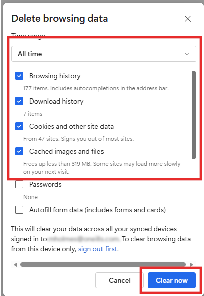 Edge Settings